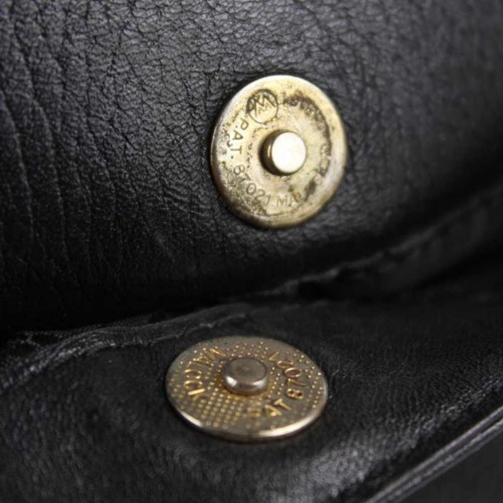 MCM Black Leather Drawstring Bucket Hobo 8mcm1228 - Picture 12 of 12